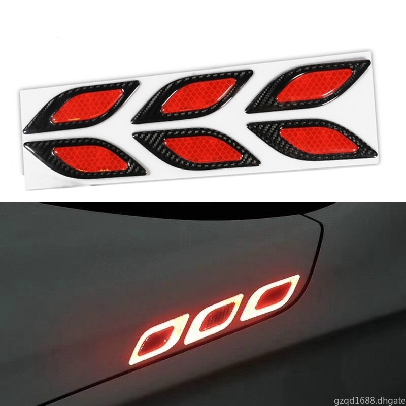 6Pieces Carbon fiber Car Sticker Truck Auto Motor Car Reflective Strips Anti-Scratch Safety Warning Sticker Car Accessories, 1set
6Pieces Carbon fiber Car Sticker Truck Auto Motor Car Reflective Strips Anti-Scratch Safety Warning Sticker Car Accessories, 1set