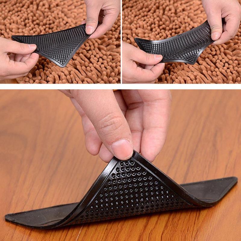 Self-Adhesive Anti-Slip Grip Pad 4pcs Reusable Washable Home Floor Rug Carpet Mat Grippers Tri Sticker Silicone Bath Living Room
Self-Adhesive Anti-Slip Grip Pad 4pcs Reusable Washable Home Floor Rug Carpet Mat Grippers Tri Sticker Silicone Bath Living Room