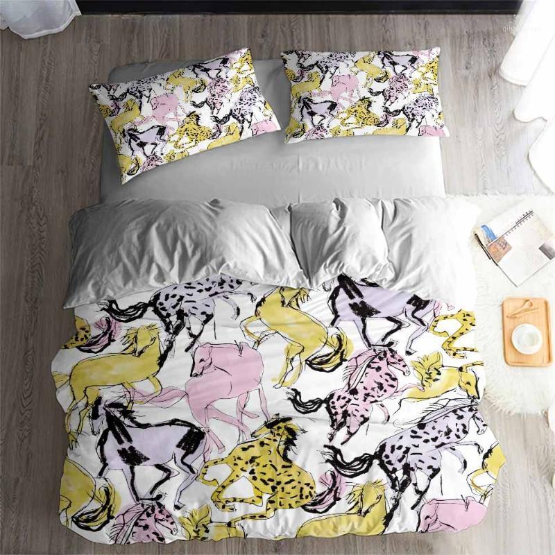 HELENGILI 3D Bedding Set Horse Print Duvet Cover Set Bedcloth with Pillowcase Bed Home Textiles #M311, As pic
HELENGILI 3D Bedding Set Horse Print Duvet Cover Set Bedcloth with Pillowcase Bed Home Textiles #M311, As pic