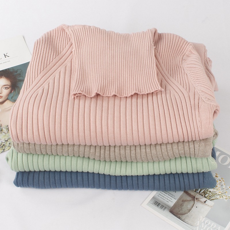 GIGOGOU Autumn Winter Women Turtleneck Sweater Dress Thick Warm Mid-Calf Long Sleeves Female Dresses Slim Rib Knitted dresses T200107