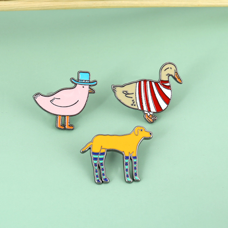 Cute Poultry Cartoon Animal Duck Dog Chickens Brooch Pins Funny Zinc Alloy Enamel Brooches for Girls Xmas Gift Badges Bag Shirt Pin
Cute Poultry Cartoon Animal Duck Dog Chickens Brooch Pins Funny Zinc Alloy Enamel Brooches for Girls Xmas Gift Badges Bag Shirt Pin