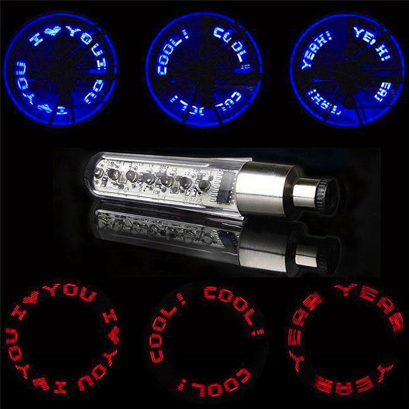 2 Pcs Bike Bicycle Light Bicycle Hot Wheels / Double-sensing Double-sided Mountain Bike 7LED Letter Nozzle Lamp
2 Pcs Bike Bicycle Light Bicycle Hot Wheels / Double-sensing Double-sided Mountain Bike 7LED Letter Nozzle Lamp