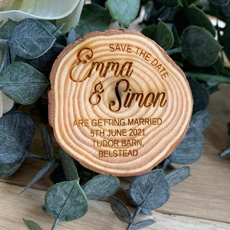 Personalized Save the Date Magnets, Custom Save the Date Magnet for guests, Rustic wood slice magnet, laser wedding invitations
Personalized Save the Date Magnets, Custom Save the Date Magnet for guests, Rustic wood slice magnet, laser wedding invitations