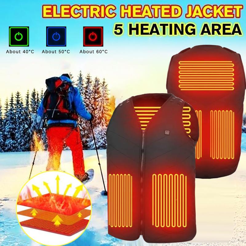 Outdoor Sports Warm Clothing Heated For Riding Skiing Fishing Charging Via Heated Coat Keep Warm Comfortable Close Windproof, As pic
Outdoor Sports Warm Clothing Heated For Riding Skiing Fishing Charging Via Heated Coat Keep Warm Comfortable Close Windproof, As pic