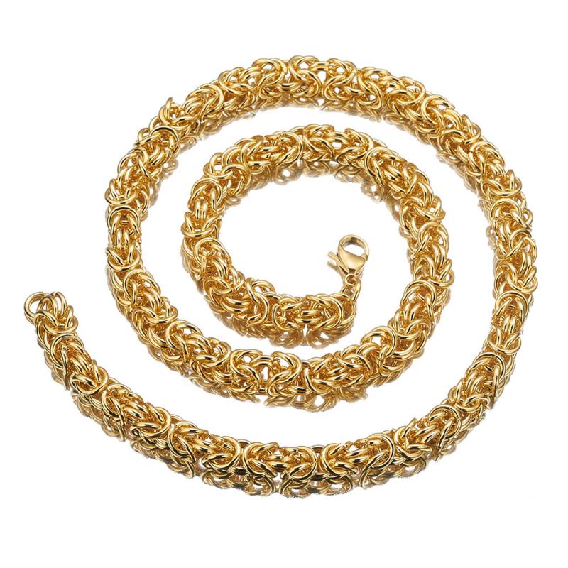 8mm Luxury Men Necklace Stainless Steel Gold Handmade Chain Personality Hip Hop Rock Style Fashion Women Gift Jewelry
8mm Luxury Men Necklace Stainless Steel Gold Handmade Chain Personality Hip Hop Rock Style Fashion Women Gift Jewelry