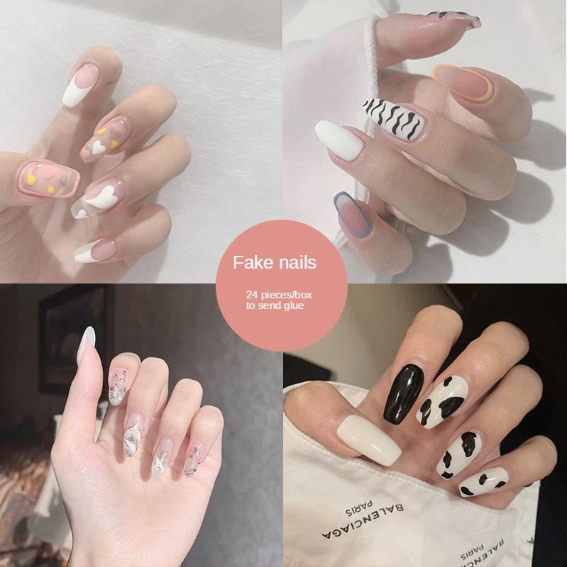24Pcs Long Coffin French False Nails European Press On Designed Full Cover Art for Decoration Fake Art Extension Tips with Glue, Jp929
24Pcs Long Coffin French False Nails European Press On Designed Full Cover Art for Decoration Fake Art Extension Tips with Glue, Jp929