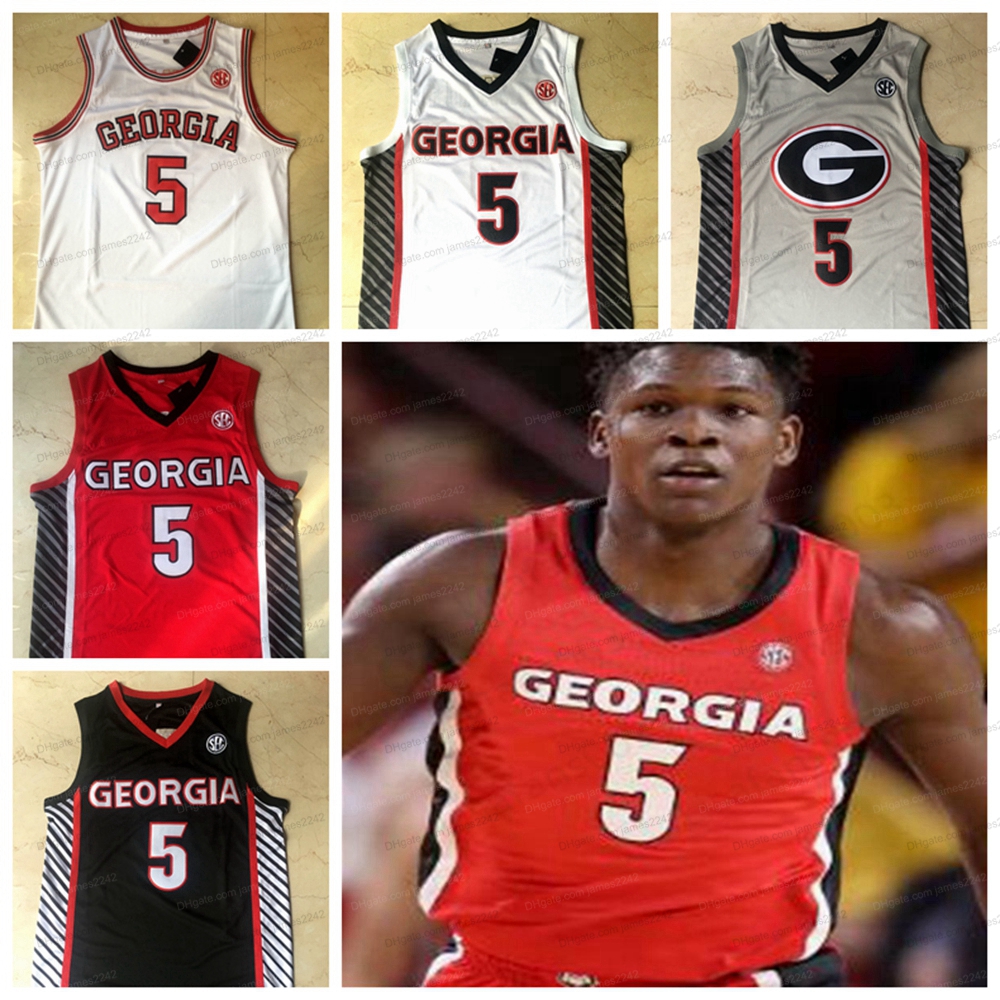 New Georgia Bulldogs #5 Anthony Edwards College Basketball Jerseys Men' Stitched Top Quality Jersey Free Shipping, Grey
New Georgia Bulldogs #5 Anthony Edwards College Basketball Jerseys Men' Stitched Top Quality Jersey Free Shipping, Grey