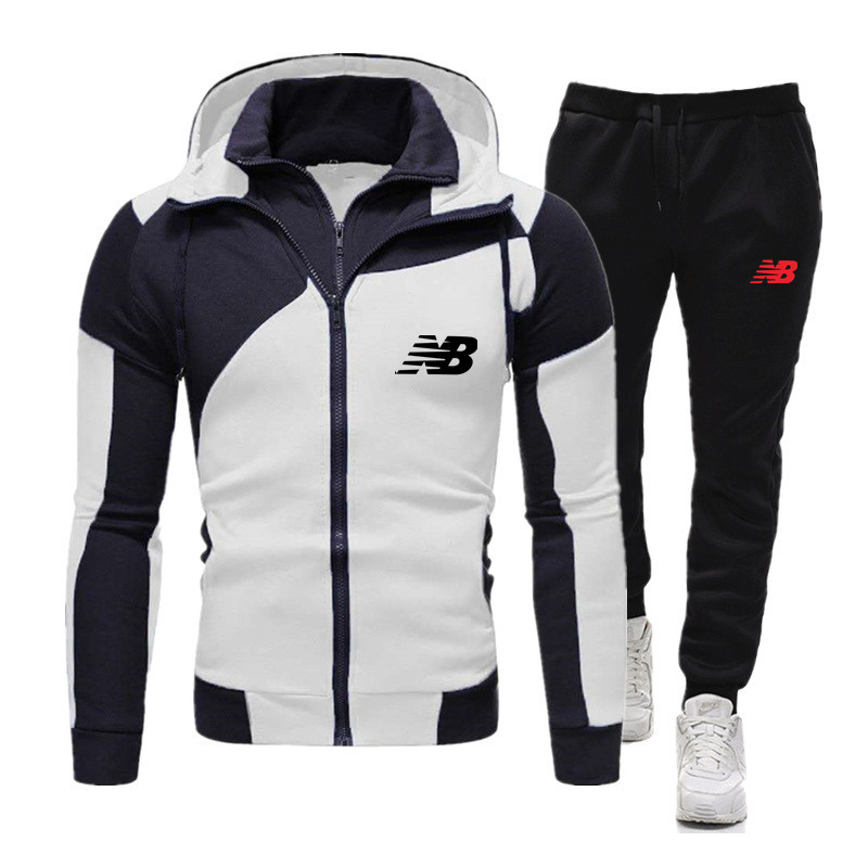 20 New Men Fashion Striped Long Sleeve Hoodies Pants Set Male Tracksuit Sport Suit Men's Gyms Set Casual Sportswear Suit Q1216, Black;white
20 New Men Fashion Striped Long Sleeve Hoodies Pants Set Male Tracksuit Sport Suit Men's Gyms Set Casual Sportswear Suit Q1216, Black;white