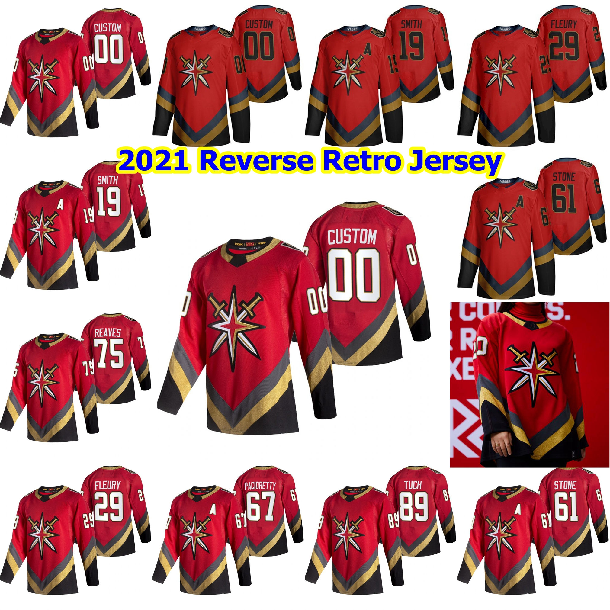 2021 Reverse Retro Vegas Golden Knights Hockey Jerseys Max Pacioretty James Neal Nick Cousins Alec Martinez Strong Custom Stitched Men, Black;red
2021 Reverse Retro Vegas Golden Knights Hockey Jerseys Max Pacioretty James Neal Nick Cousins Alec Martinez Strong Custom Stitched Men, Black;red