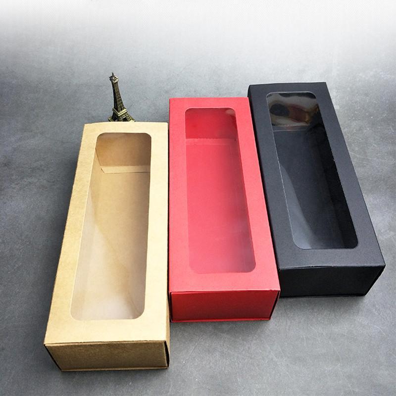 10pcs-25*9*6.5cm Drawer Kraft Paper Box with clear window Candy Cookies chocolate Packaging Boxes for Wedding Party Favor1
10pcs-25*9*6.5cm Drawer Kraft Paper Box with clear window Candy Cookies chocolate Packaging Boxes for Wedding Party Favor1