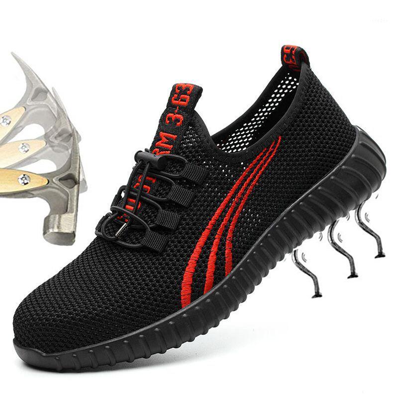Summer Work Safety Shoes Men Shoes Breathable Work Boots Men Lightweight Anti-puncture Safety Boots Male Adult1, Black
Summer Work Safety Shoes Men Shoes Breathable Work Boots Men Lightweight Anti-puncture Safety Boots Male Adult1, Black