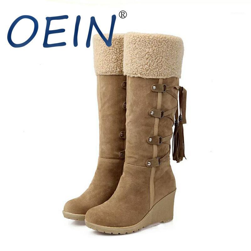 OEIN Snow Boots 2020 Women Winter Shoes Warm Cotton Shoes Cold Winter Knee High Boots Ladies Wedge Heels 7cm Plus Size 431, Beige
OEIN Snow Boots 2020 Women Winter Shoes Warm Cotton Shoes Cold Winter Knee High Boots Ladies Wedge Heels 7cm Plus Size 431, Beige