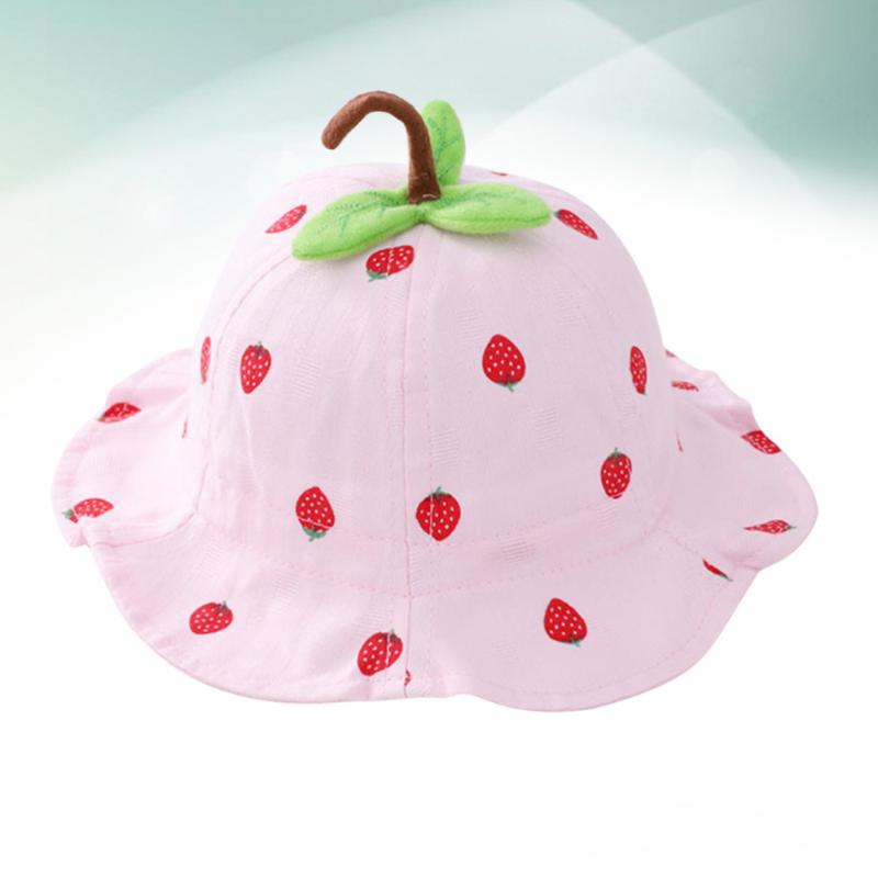 Breathable Sun Hat Outdoor UV Protection Summer Strawberry Fisherman Hat Beach Sun Protection Cap for Baby, Pink
Breathable Sun Hat Outdoor UV Protection Summer Strawberry Fisherman Hat Beach Sun Protection Cap for Baby, Pink