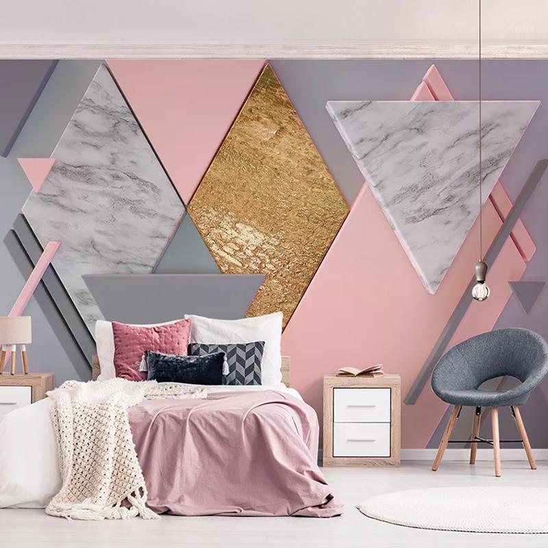 Custom 3D Photo Wallpaper Waterproof Pink Geometric Pattern Nordic Living Room TV Background Large Mural Wall Papers Home Decor1, As pic
Custom 3D Photo Wallpaper Waterproof Pink Geometric Pattern Nordic Living Room TV Background Large Mural Wall Papers Home Decor1, As pic