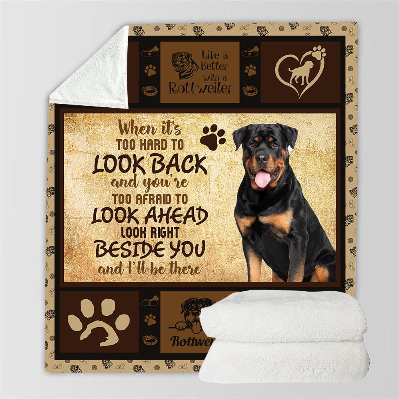 Blankets Rottweiler 3D Printed Fleece Blanket For Beds Hiking Picnic Thick Fashionable Bedspread Christmas Sherpa Throw
Blankets Rottweiler 3D Printed Fleece Blanket For Beds Hiking Picnic Thick Fashionable Bedspread Christmas Sherpa Throw