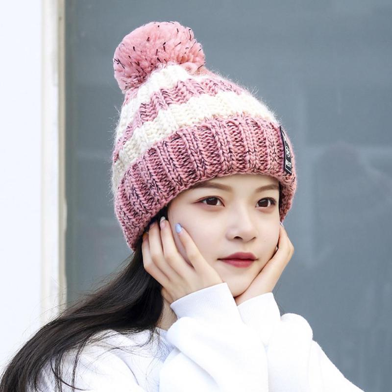 2020 Fashion Winter Hats for Women Cap Thicken Beanie Knitting Wool Ball Cute Warm Women Hat Bonnet Fashion Accessories, Black
2020 Fashion Winter Hats for Women Cap Thicken Beanie Knitting Wool Ball Cute Warm Women Hat Bonnet Fashion Accessories, Black
