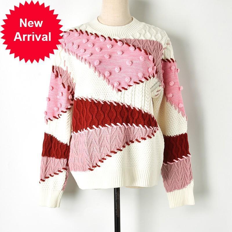 High 2021 New Quality Female Winter Needle Hair Ball Neck Long Elegant Pink Sleeves Slash Pullover Marks F0C9
High 2021 New Quality Female Winter Needle Hair Ball Neck Long Elegant Pink Sleeves Slash Pullover Marks F0C9