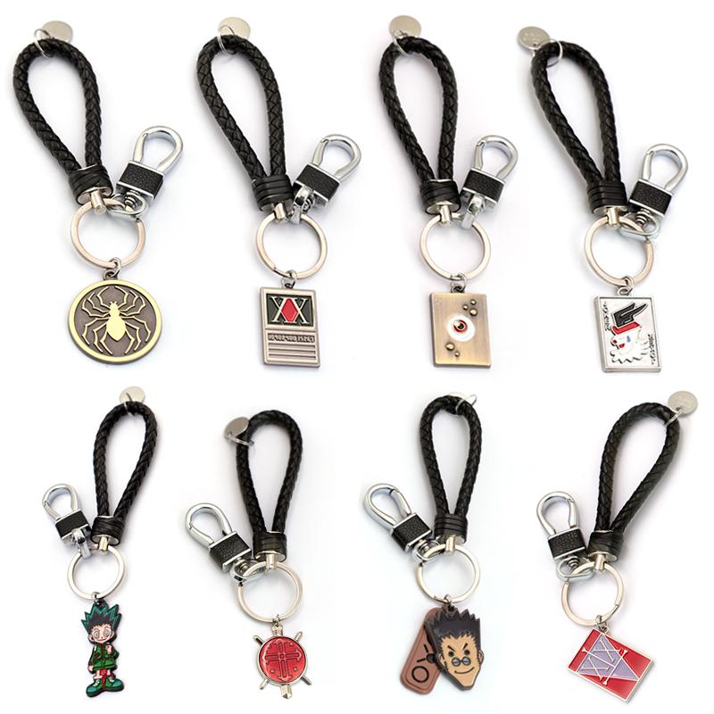 Anime × Keychain Men Woven Leather Killua Zoldyck Hisoka Kurapika Fiery eyes Key Ring Women Bag Pendant Jewelry
Anime × Keychain Men Woven Leather Killua Zoldyck Hisoka Kurapika Fiery eyes Key Ring Women Bag Pendant Jewelry