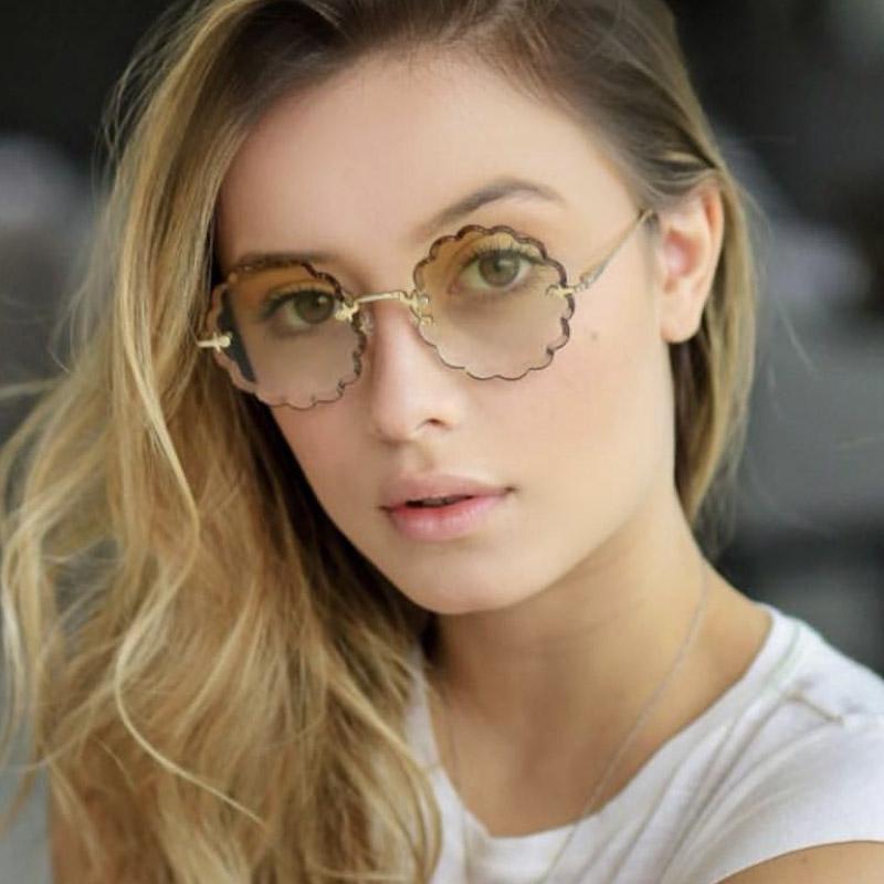 Sunglasses Cool Retro Rimless Round Women Fashion Shades Ladies Designer Sun Glasses Female UV400
Sunglasses Cool Retro Rimless Round Women Fashion Shades Ladies Designer Sun Glasses Female UV400