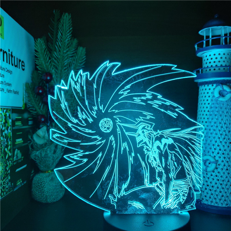 BLEACH Kurosaki Ichigo Ban Kai 3D Lamp Led Night Lights Lampara for Home Decor Table Lamp
BLEACH Kurosaki Ichigo Ban Kai 3D Lamp Led Night Lights Lampara for Home Decor Table Lamp