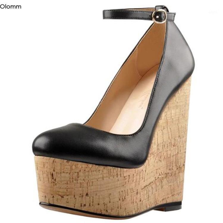 Olomm 2020 Handmade Women Platform Pumps Sexy Wedges High Heels Pumps Charm Round Toe Black Casual Shoes Women Plus US Size 5-151, D2381 black
Olomm 2020 Handmade Women Platform Pumps Sexy Wedges High Heels Pumps Charm Round Toe Black Casual Shoes Women Plus US Size 5-151, D2381 black