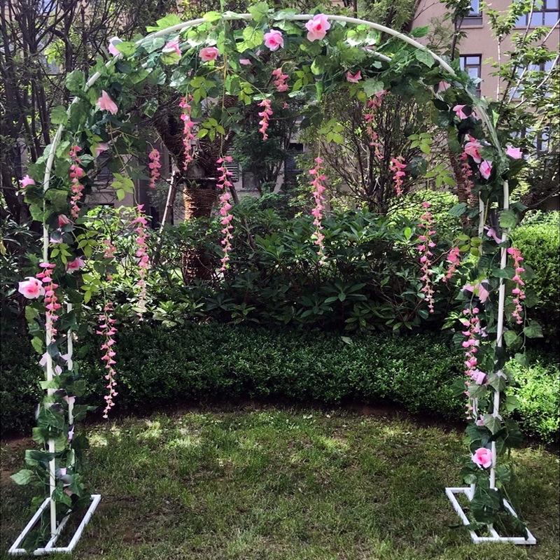 Bridal Arch Frame Background Decoration Cherry Blossom Arch Flower Stand Door Wedding Party Decoration Props
Bridal Arch Frame Background Decoration Cherry Blossom Arch Flower Stand Door Wedding Party Decoration Props