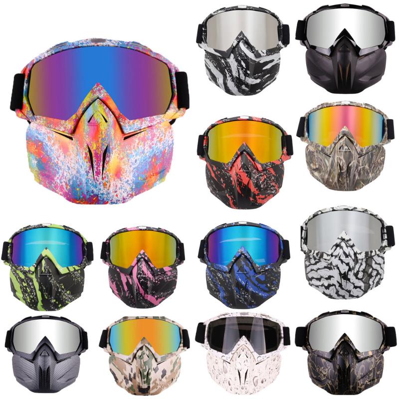 Protective Motorcycle Unsex Mask Saliva Full Cover Face Splashing with Glasses, Multi
Protective Motorcycle Unsex Mask Saliva Full Cover Face Splashing with Glasses, Multi