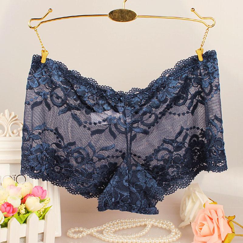 New Lady Anti-lighting Panties Oversized Ladies Sexy Lace Hollow Boxer Pants Comfort Breathable Lingerie Femme Sexy Size -5XL, White
New Lady Anti-lighting Panties Oversized Ladies Sexy Lace Hollow Boxer Pants Comfort Breathable Lingerie Femme Sexy Size -5XL, White