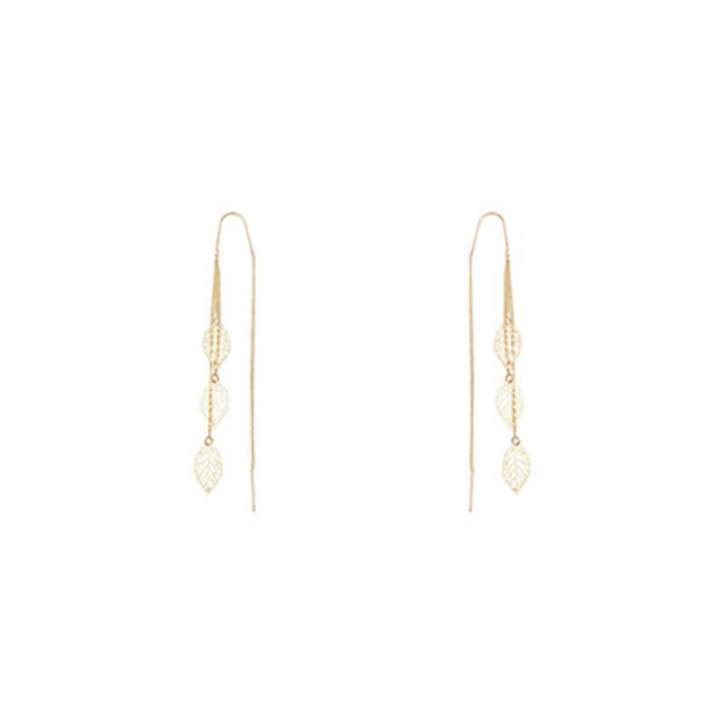 Fashionable new cute sweet leaf Tassel Earrings Korean style elegant high quality Earrings
Fashionable new cute sweet leaf Tassel Earrings Korean style elegant high quality Earrings