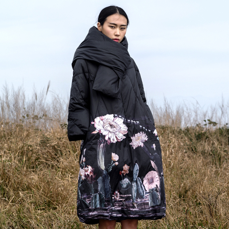 7XL plus size large for duck lower winter coat warmer with hood female fashion jacket printed longer down outerwear F114, White
7XL plus size large for duck lower winter coat warmer with hood female fashion jacket printed longer down outerwear F114, White