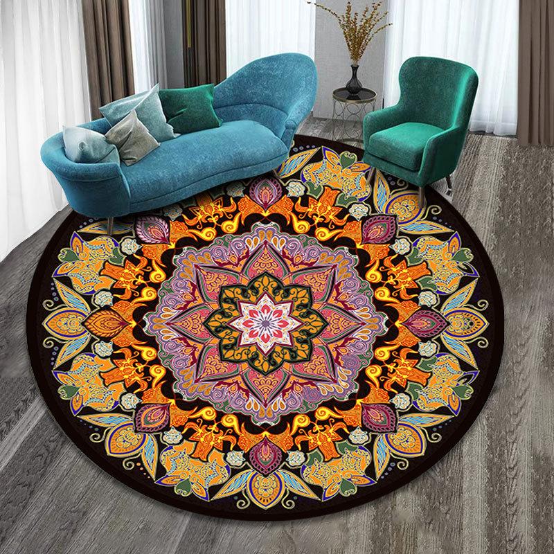 3D Mandala ethnic style carpet retro living room table home Bohemia round rug home floor mat bedroom soft circle rugs, Mandala carpet-6
3D Mandala ethnic style carpet retro living room table home Bohemia round rug home floor mat bedroom soft circle rugs, Mandala carpet-6