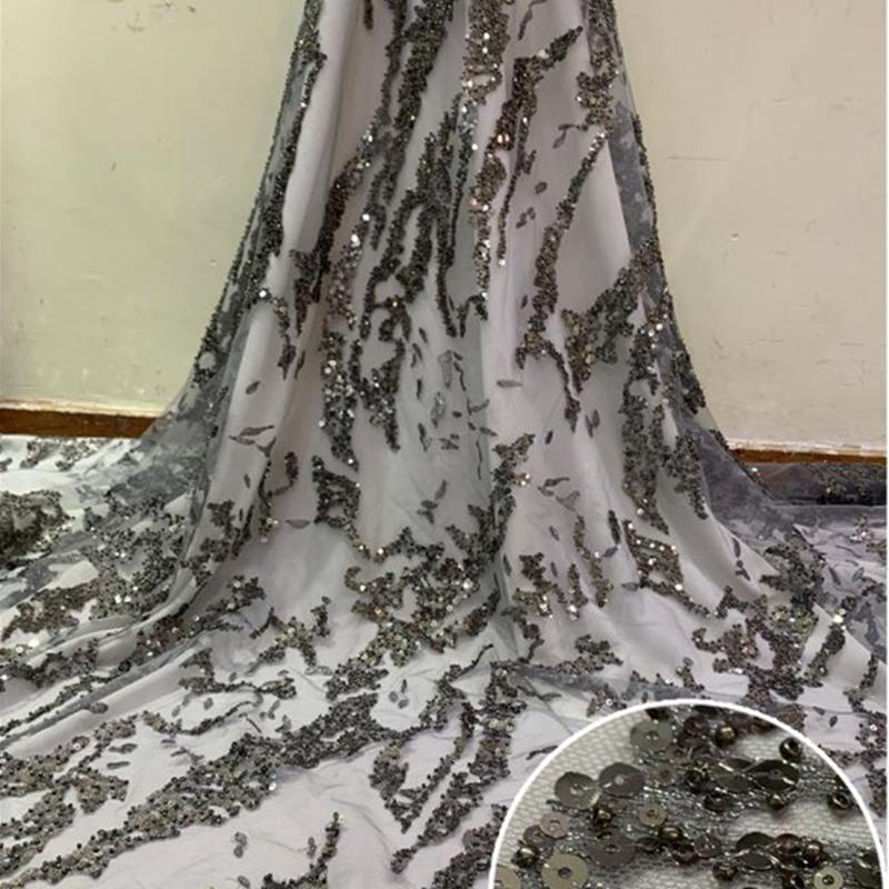 Grey Burgundy African Lace Fabric 2020 High Quality French Bridal Lace Nigerian Tulle Fabrics with Sequins For Wedding
Grey Burgundy African Lace Fabric 2020 High Quality French Bridal Lace Nigerian Tulle Fabrics with Sequins For Wedding