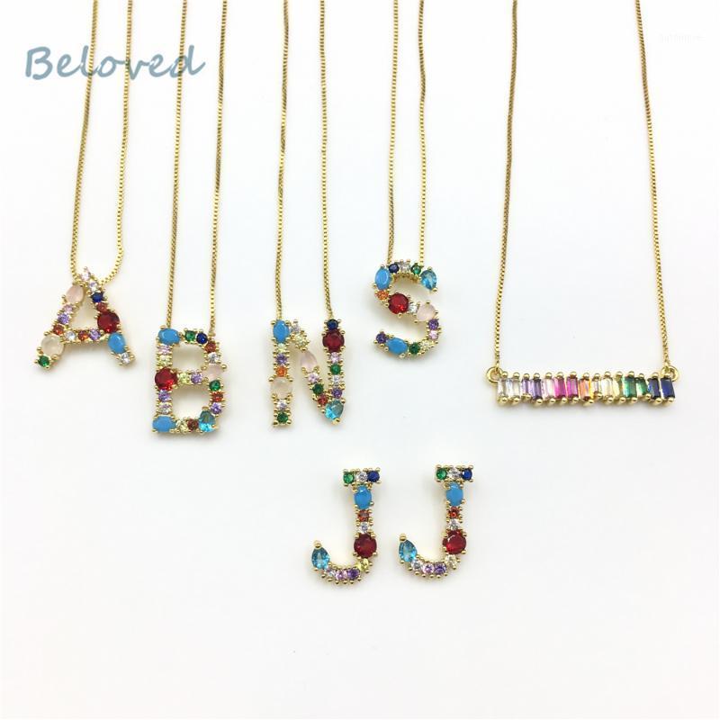Micro Paved Rainbow Cubic CZ Zirconia Initial Letter Pendant Charms, A-Z Alphabet Women Nacklace,BG183171
Micro Paved Rainbow Cubic CZ Zirconia Initial Letter Pendant Charms, A-Z Alphabet Women Nacklace,BG183171