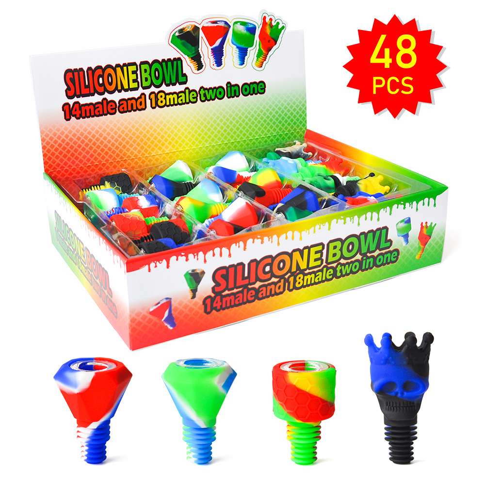 14mm&18mm male 2in1 Glass Bowl Silicone Bowl for glass bong water pipe glass bong smoke accessory downstem smoke pipe
14mm&18mm male 2in1 Glass Bowl Silicone Bowl for glass bong water pipe glass bong smoke accessory downstem smoke pipe