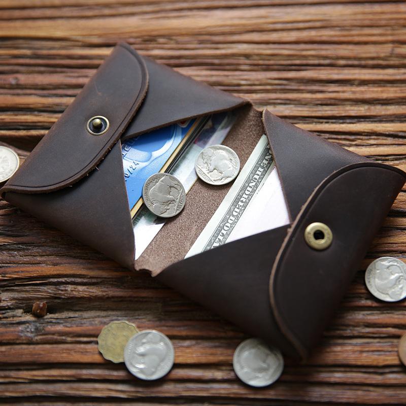 Vintage Men's Short Crazy Horse Leather Wallets Contracted Card Holder Bag Men Hasp Coin Purse 100% Genuine Leather Small Wallet, Brown
Vintage Men's Short Crazy Horse Leather Wallets Contracted Card Holder Bag Men Hasp Coin Purse 100% Genuine Leather Small Wallet, Brown