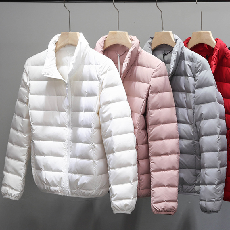 Without sewing puffer winter coats for hot white woman duck parka female light portable airtight jackets outerwear, Gray
Without sewing puffer winter coats for hot white woman duck parka female light portable airtight jackets outerwear, Gray