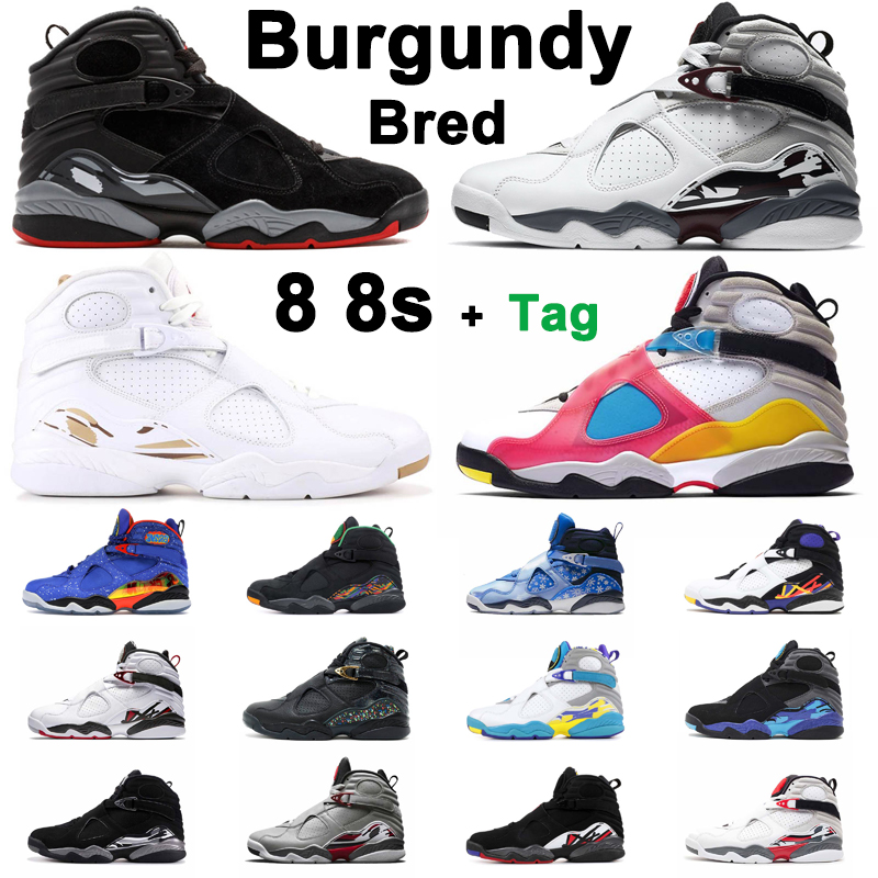 8 8s men basketball shoes Burgundy Bred Valentines Day Aqua Black White SNOWFLAKE mens trainers outdoors sports sneakers
8 8s men basketball shoes Burgundy Bred Valentines Day Aqua Black White SNOWFLAKE mens trainers outdoors sports sneakers