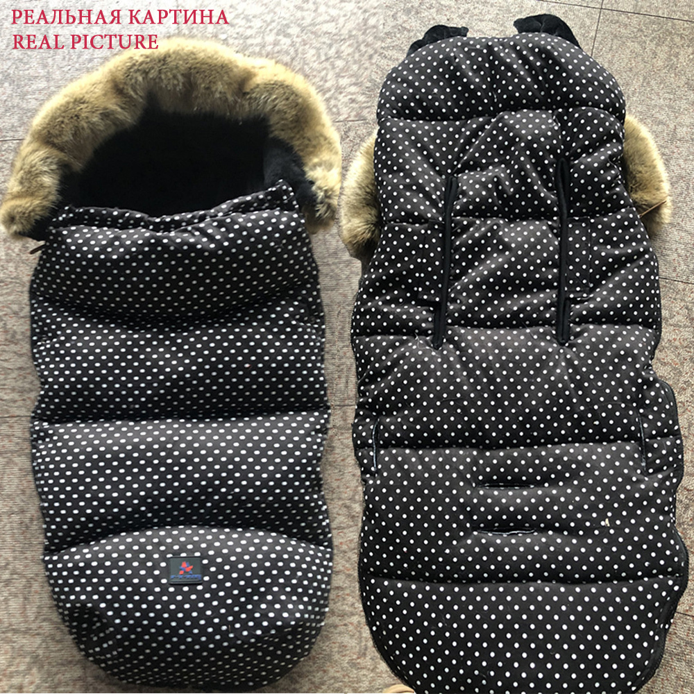 Baby Stroller Sleepsacks Infant wheelchair envelopes Footmuff windshield winter out windproof Fleece Warm Soft Sleeping bag 201208