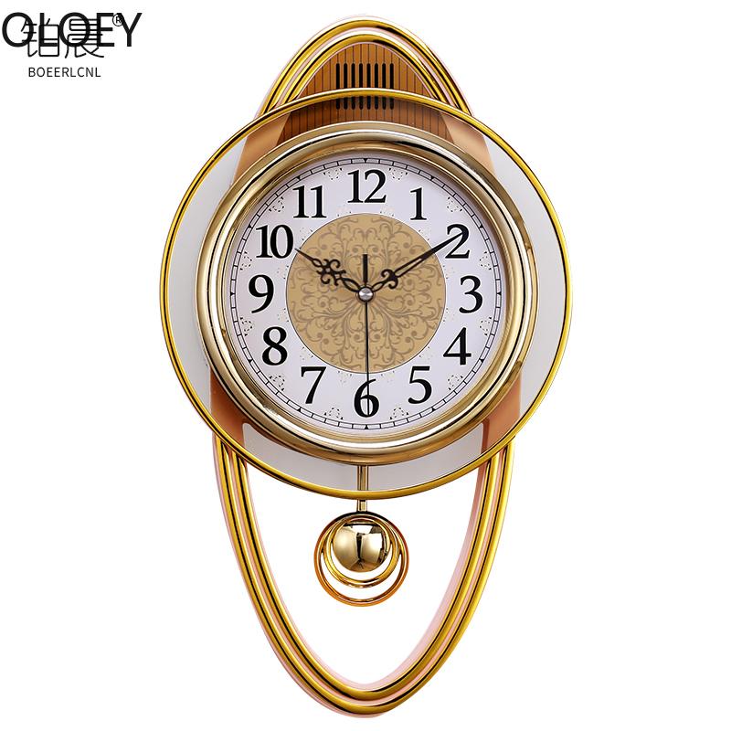 Gold Vintage Wall Clock Luxury Swing Clock Wall Watch Mechanism Living Room Modern Digital Clocks Swingable Europe
Gold Vintage Wall Clock Luxury Swing Clock Wall Watch Mechanism Living Room Modern Digital Clocks Swingable Europe