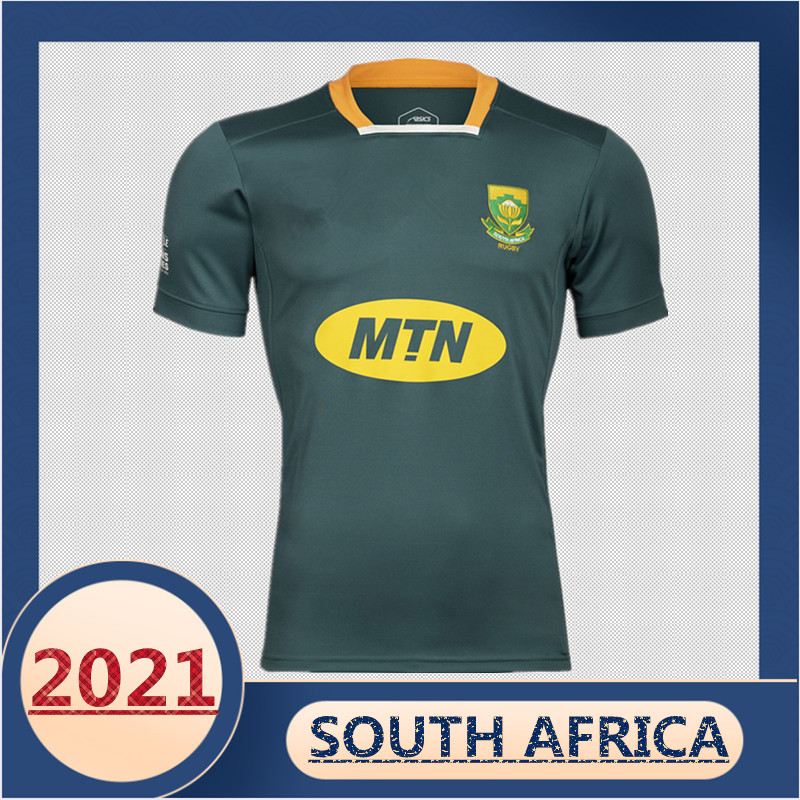 2021 SOUTH AFRICA RUGBY HOME JERSEY Size:S-5XL (Print custom name and number)The quality is perfect. Free Delivery, No print custom name and number
2021 SOUTH AFRICA RUGBY HOME JERSEY Size:S-5XL (Print custom name and number)The quality is perfect. Free Delivery, No print custom name and number
