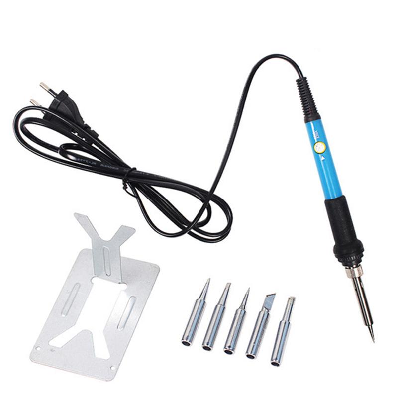 5pcs Tips Repair Tool New Adjustable Temperature 220V 110V 60W Electric Soldering Iron Kit Welding Soldering Station Pencil Heat 
5pcs Tips Repair Tool New Adjustable Temperature 220V 110V 60W Electric Soldering Iron Kit Welding Soldering Station Pencil Heat