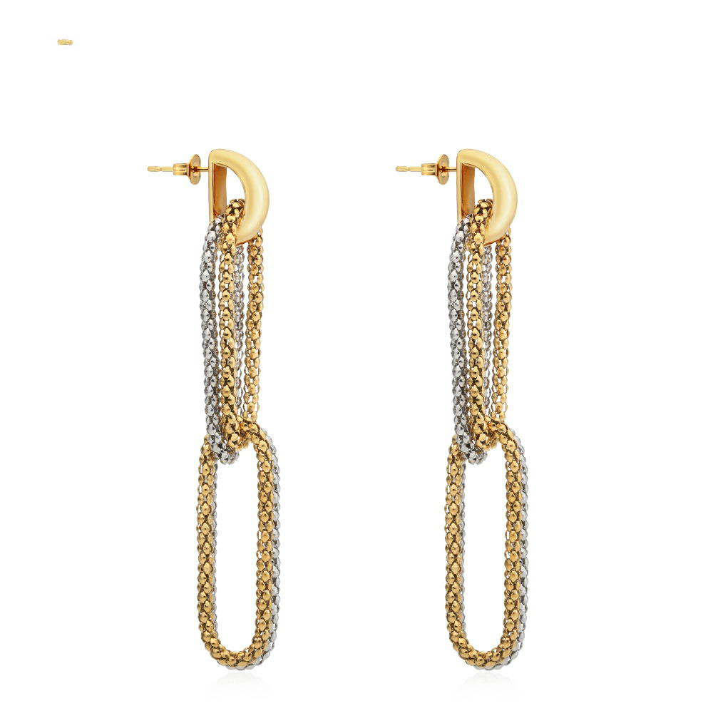 VAROLE Corn Chain Drop&Dangle Earrings For Women Gold Color Long Stainless Steel Earings Jewelry Orecchini Brinco
VAROLE Corn Chain Drop&Dangle Earrings For Women Gold Color Long Stainless Steel Earings Jewelry Orecchini Brinco