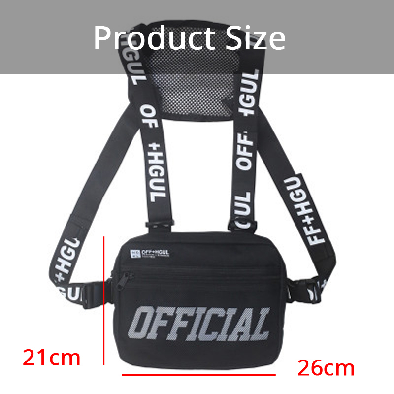 Streetwear Men Bag Tactical Vest Hip Hop Style Crossbody Chest Bags Packs for Women 2020 Fashion Punck Chest Rig Vest Waist Bag LJ200930