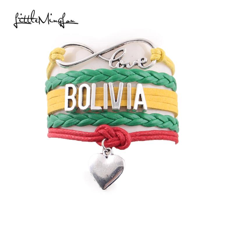 Little MingLou Infinity love Bolivia Bracelet heart charm leather wrap men bracelets & bangles for women jewelry hometown gift
Little MingLou Infinity love Bolivia Bracelet heart charm leather wrap men bracelets & bangles for women jewelry hometown gift