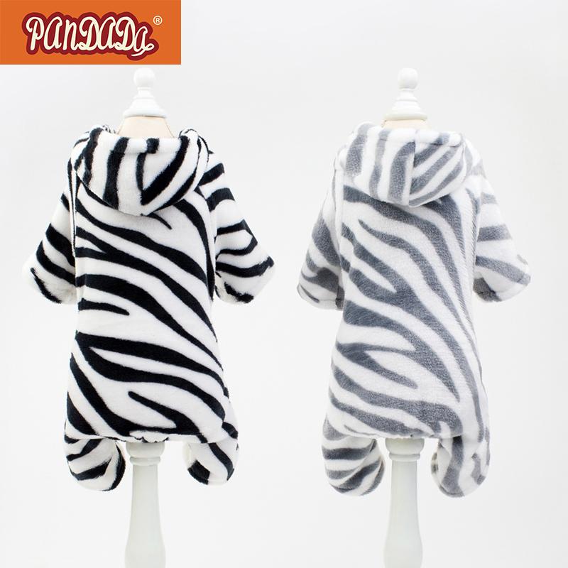 Pet Jumpsuits Autumn Winter Warm Zebra Stripe Pattern Velvet Clothes Costume For Small Medium Dogs S-XXL
Pet Jumpsuits Autumn Winter Warm Zebra Stripe Pattern Velvet Clothes Costume For Small Medium Dogs S-XXL