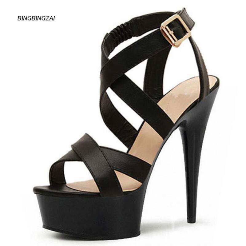 BBZAI New pattern Superior quality Super high heel ladies shoes 15-18CM Sexy transparent Nightclub Thin Heels Sandals 34-45 46, 17cm
BBZAI New pattern Superior quality Super high heel ladies shoes 15-18CM Sexy transparent Nightclub Thin Heels Sandals 34-45 46, 17cm