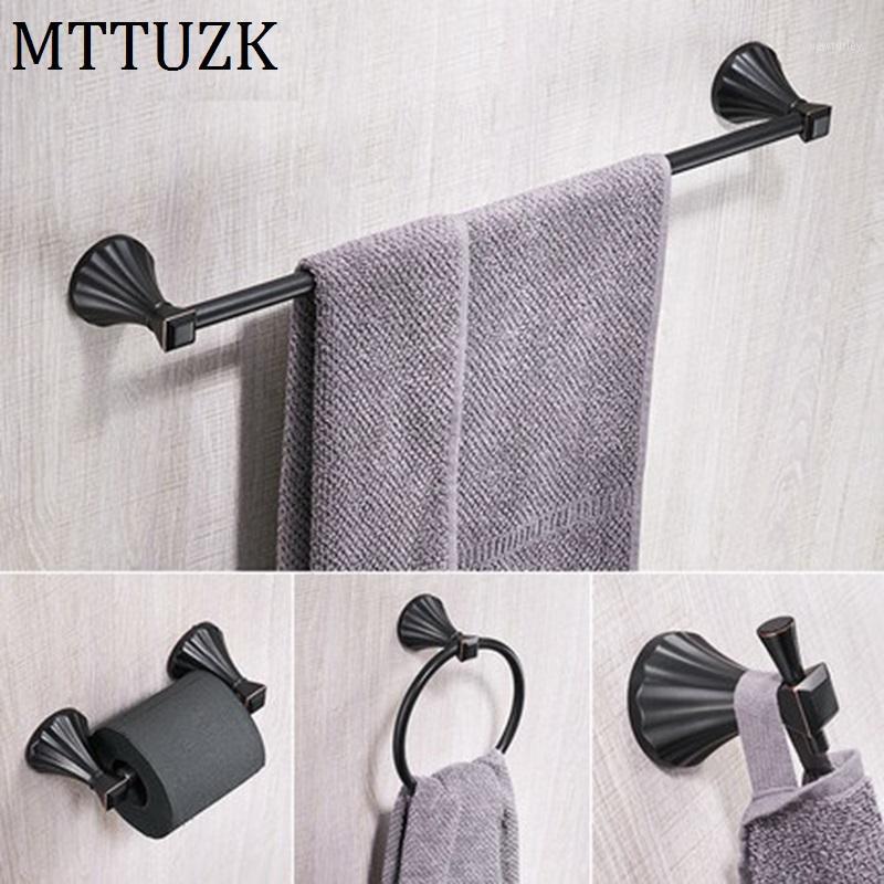 MTTUZK 4PC/Set Brushed Nickel Bath Hardware Set Oil Rubbed Bronze Towel Bar Robe hook Paper Holder Bathroom Accessories1
MTTUZK 4PC/Set Brushed Nickel Bath Hardware Set Oil Rubbed Bronze Towel Bar Robe hook Paper Holder Bathroom Accessories1