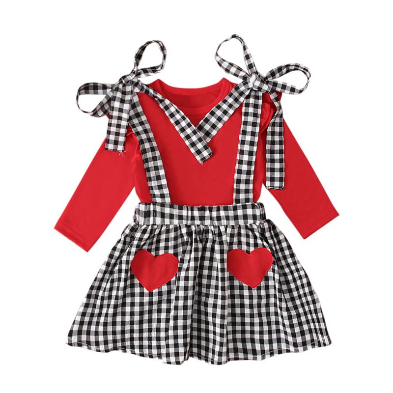 #40 6m-4y Toddler Kids Baby Girls Valentine Ruffle Tops+suspender Heart Plaid Skirts Set Newborn Infant Baby Boy Clothes Sets, Red
#40 6m-4y Toddler Kids Baby Girls Valentine Ruffle Tops+suspender Heart Plaid Skirts Set Newborn Infant Baby Boy Clothes Sets, Red
