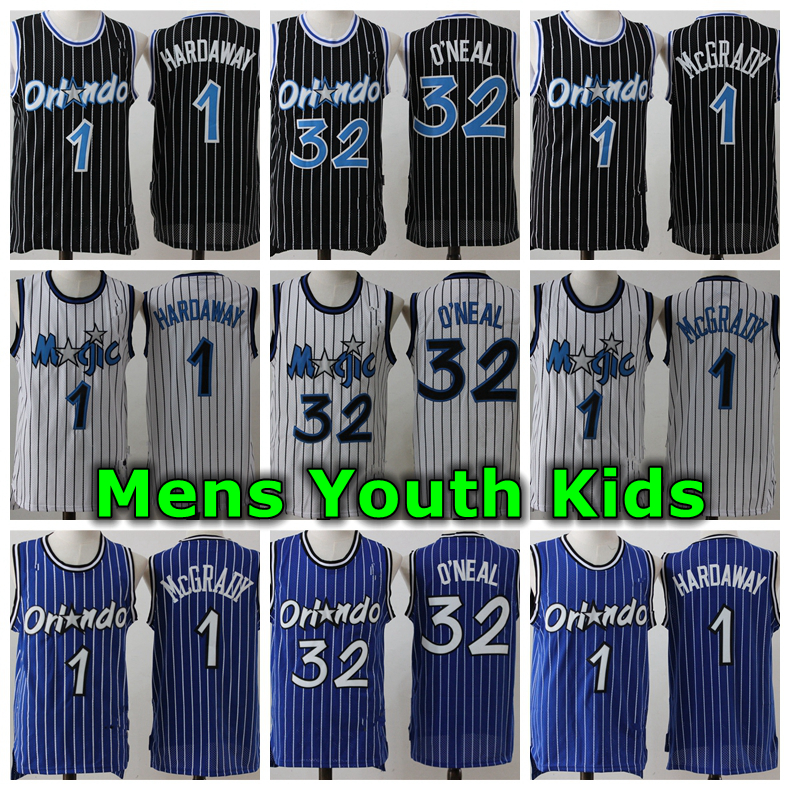 Retro Mens Youth Kids 1 Anfernee Hardaway 32 1 McGrady Jersey Authentic Stitched Retro Classic Mesh Orlandos Youth Basketball Jersey, With real logo
Retro Mens Youth Kids 1 Anfernee Hardaway 32 1 McGrady Jersey Authentic Stitched Retro Classic Mesh Orlandos Youth Basketball Jersey, With real logo