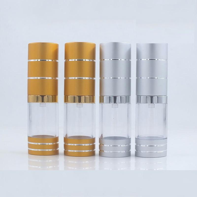 10ML Emulsion Airless Bottle Empty Gold Silver Cosmetic Packaging Sample Sack Top Grade Essence Airless Pump Bottle
10ML Emulsion Airless Bottle Empty Gold Silver Cosmetic Packaging Sample Sack Top Grade Essence Airless Pump Bottle